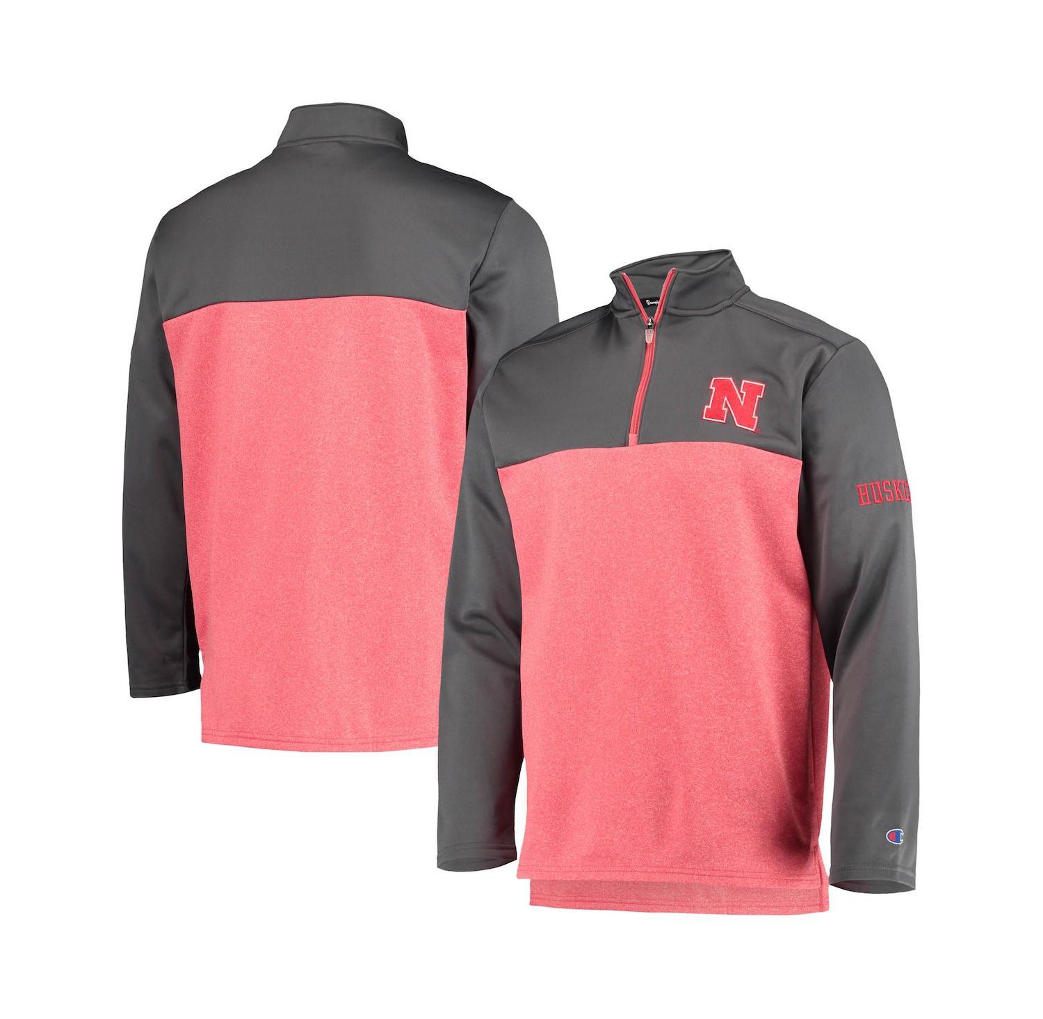 Men's Scarlet Nebraska Huskers Gameday Quarter-Zip Jacket