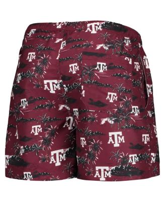 Men's Maroon Texas A&M Aggies Island Palm Swim Trunks