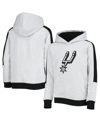 Big Boys Heathered Gray San Antonio Spurs Lived In Pullover Hoodie