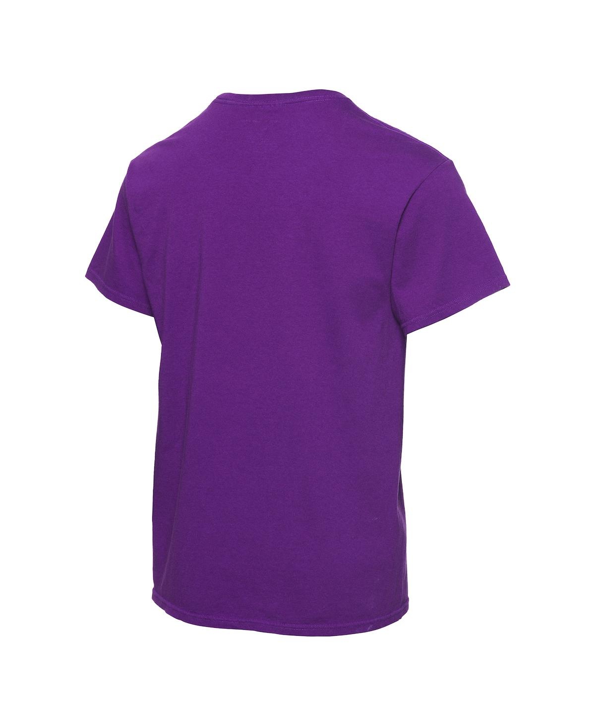 Shop Junk Food Men's  Purple Los Angeles Lakers Nba X Mtv I Want My T-shirt