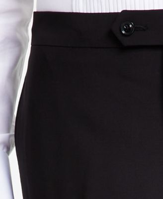 Men's Slim-Fit Infinite Stretch Black Tuxedo Pants - CLOSE OUT!