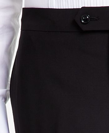 Calvin Klein - Men's Slim-Fit Infinite Stretch Black Tuxedo Suit Pants