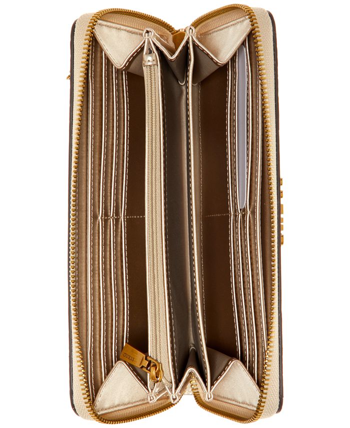 GUESS Laurel Large Zip Around Wallet Macy's