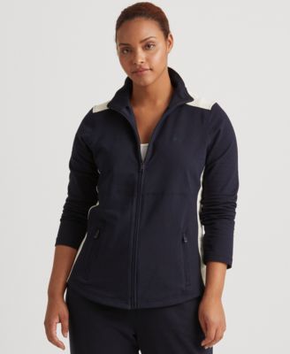 Ralph lauren track jacket women's on sale