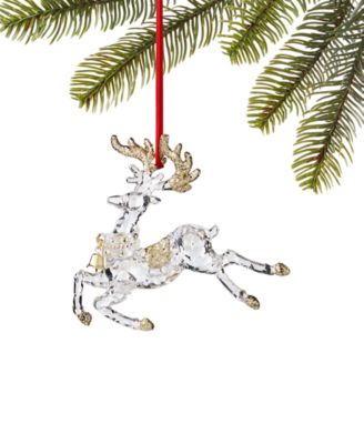 Holiday Lane - Shine Bright Jumping Deer Ornament
