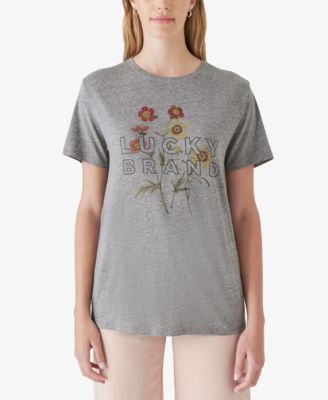 Lucky Brand Women's Floral Graphic T-Shirt Macy's