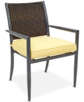Closeout! Agio Lansdale Outdoor Dining Chair - Sunshine