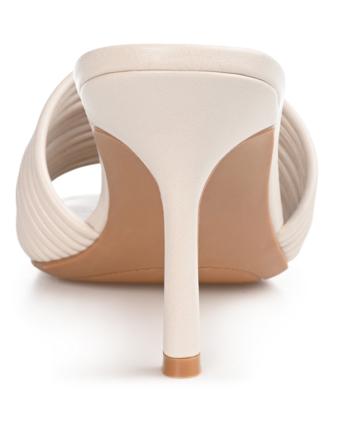 Journee Collection Women's Calliope Stacked Straps Stiletto Sandals