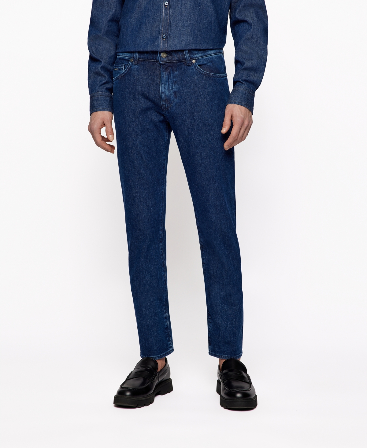 Hugo Boss Boss By  Men's Regular-fit Jeans In Bright Blue