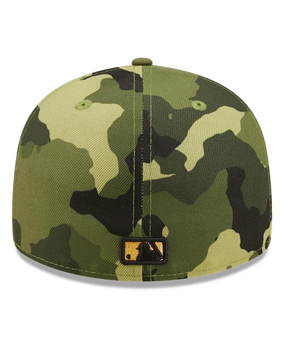 Shop New Era Men's  Camo Miami Marlins 2022 Armed Forces Day On-field Low Profile 59fifty Hat