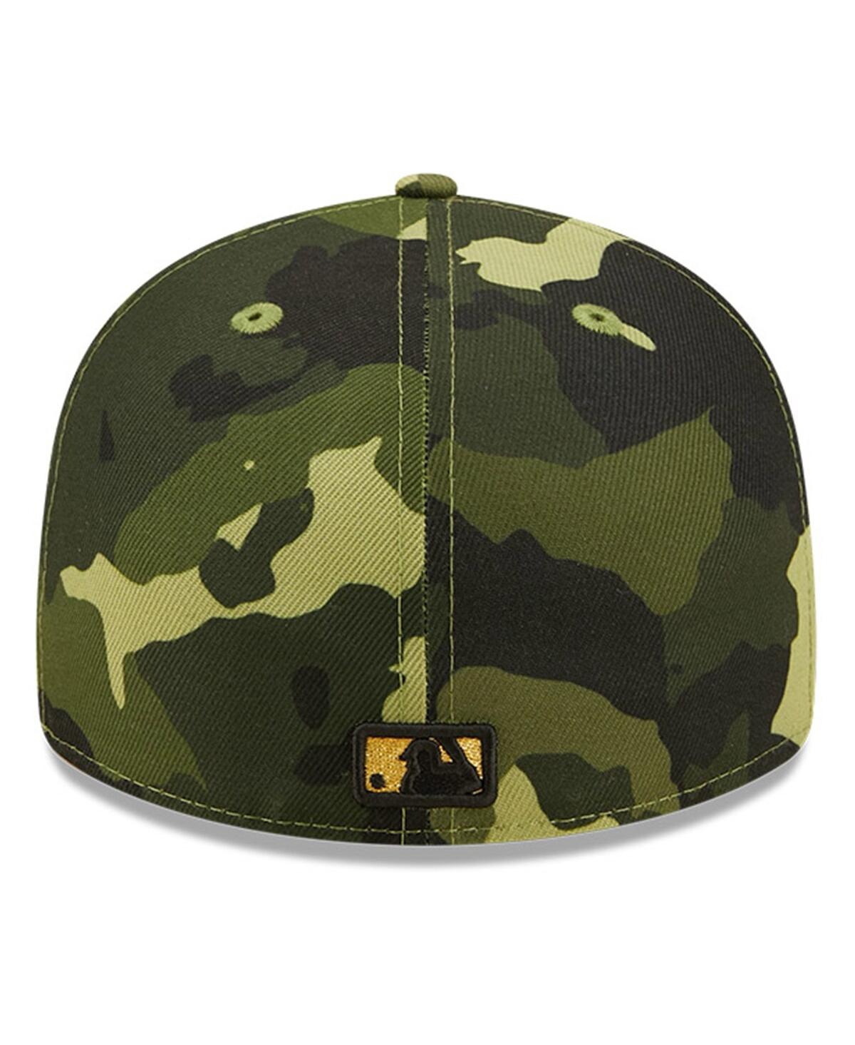 NEW ERA MEN'S NEW ERA CAMO DETROIT TIGERS 2022 ARMED FORCES DAY ON-FIELD LOW PROFILE 59FIFTY FITTED HAT