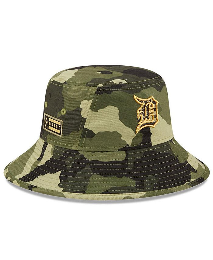 New Era Men's Camo Detroit Tigers 2022 Armed Forces Day Bucket Hat