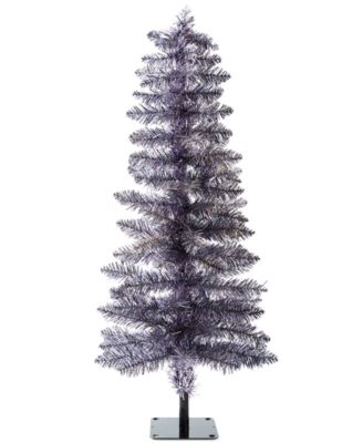 Holiday Lane - Jewel Tones Purple Tinsel Tree