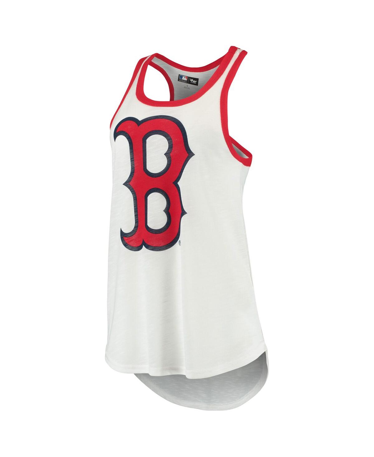 Women's G-iii 4Her by Carl BanksBoston Red Sox Tater Racerback Tank Top - White