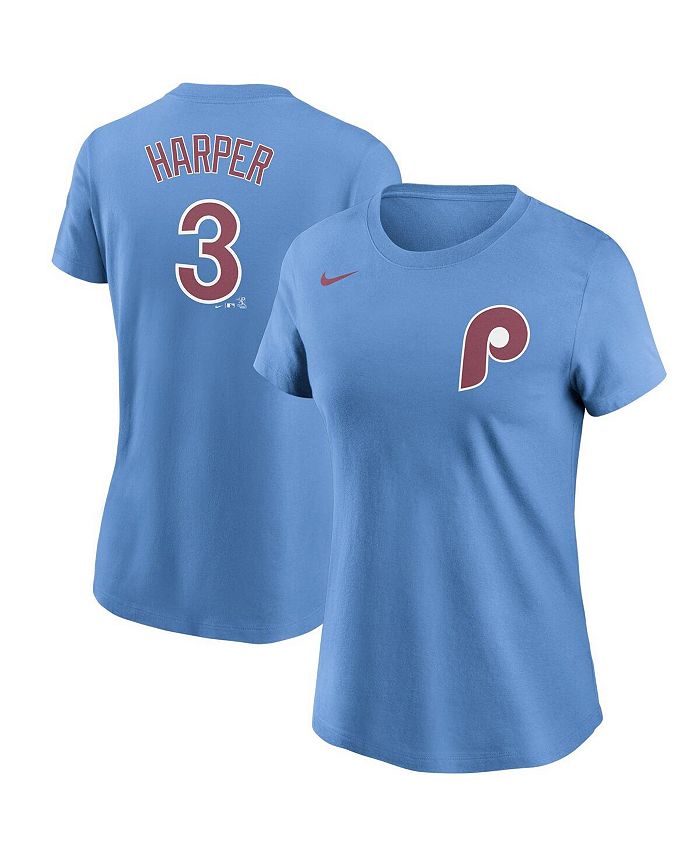 Nike Men's Nike Bryce Harper Red Philadelphia Phillies Name & Number T-Shirt