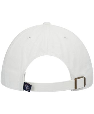 Men's '47 White Tennessee Titans Clean Up Adjustable Hat