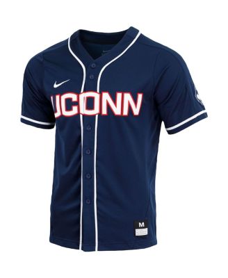 Men's UConn Huskies Replica Full-Button Baseball Jersey