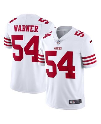 Men's Nike Fred Warner White San Francisco 49ers Vapor Limited Jersey ...