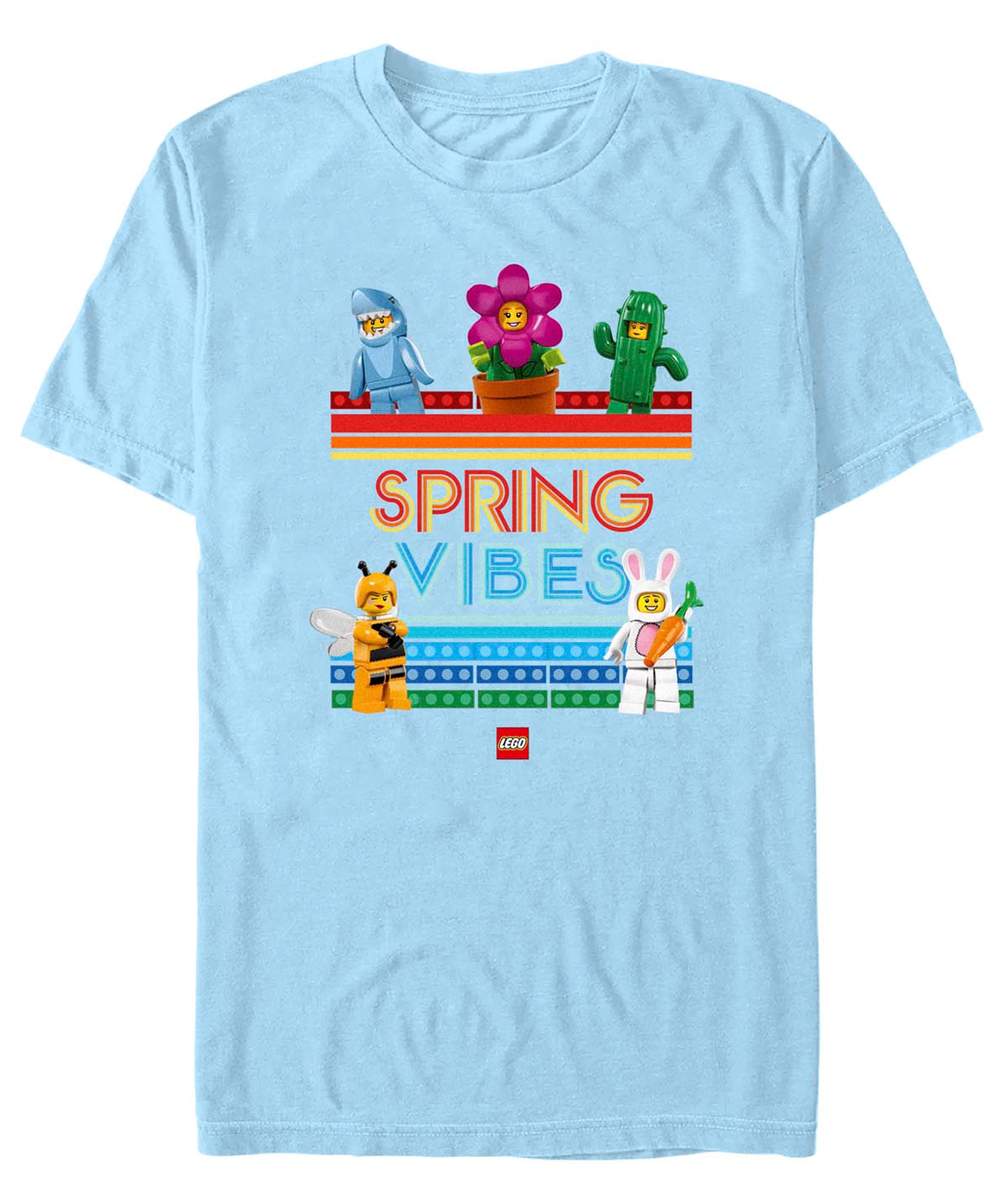 Men's Lego Iconic Spring Shiner Short Sleeve T-shirt - Light Blue