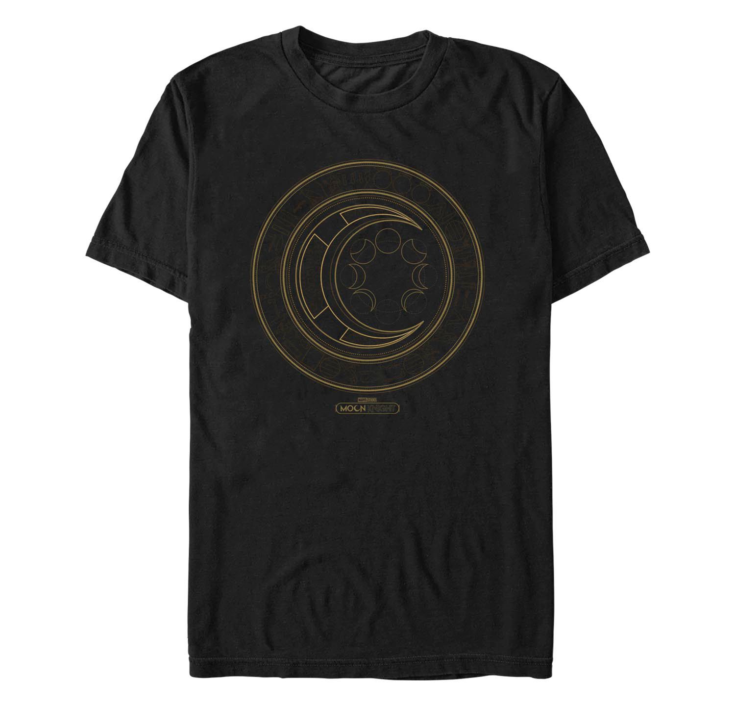 Men's Moon Knight Hieroglyphics Logo Short Sleeve T-shirt