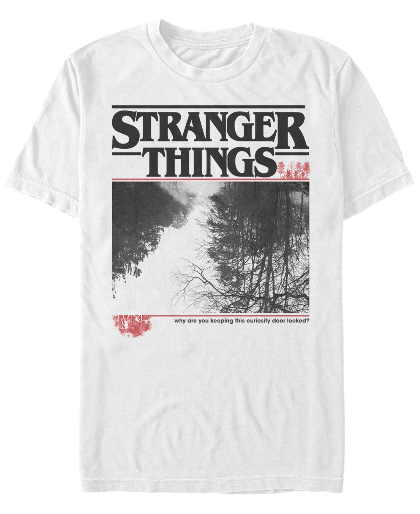 Мужская футболка Fifth Sun Stranger Things Upside Down Photo Short Sleeve, цвет: Белый — фото 2