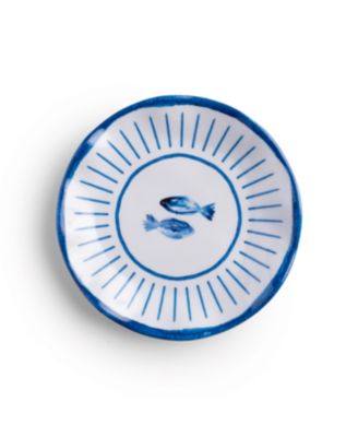 Melamine Sardinia 5.5" Canape Plates, Set of 4