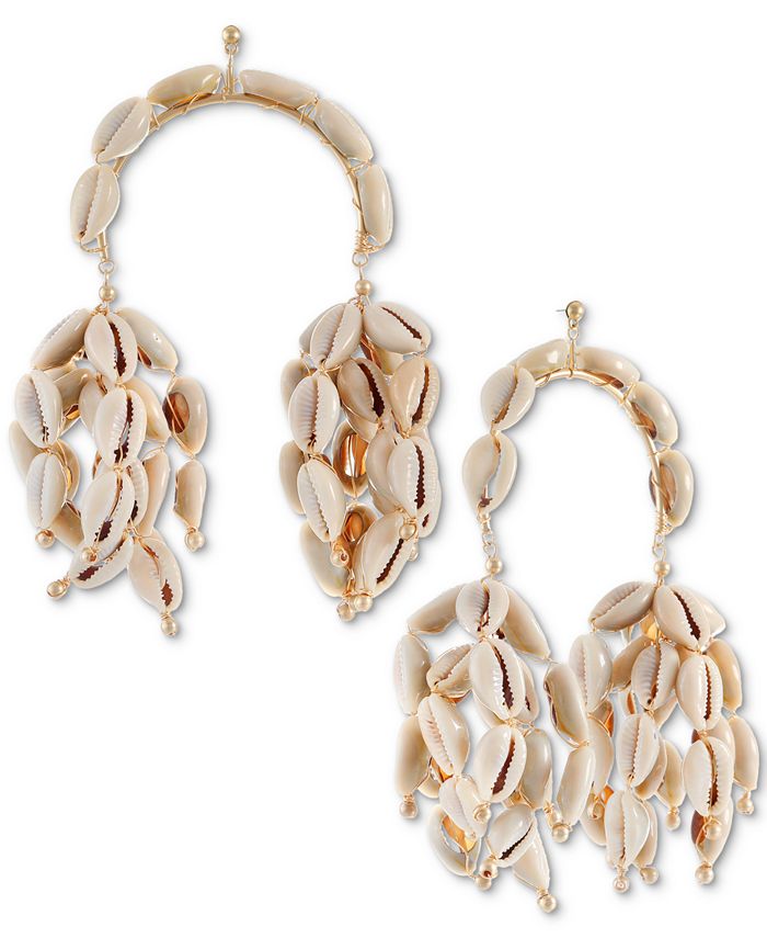 INC International Concepts Home by Areeayl Gold Tone Multi Shell