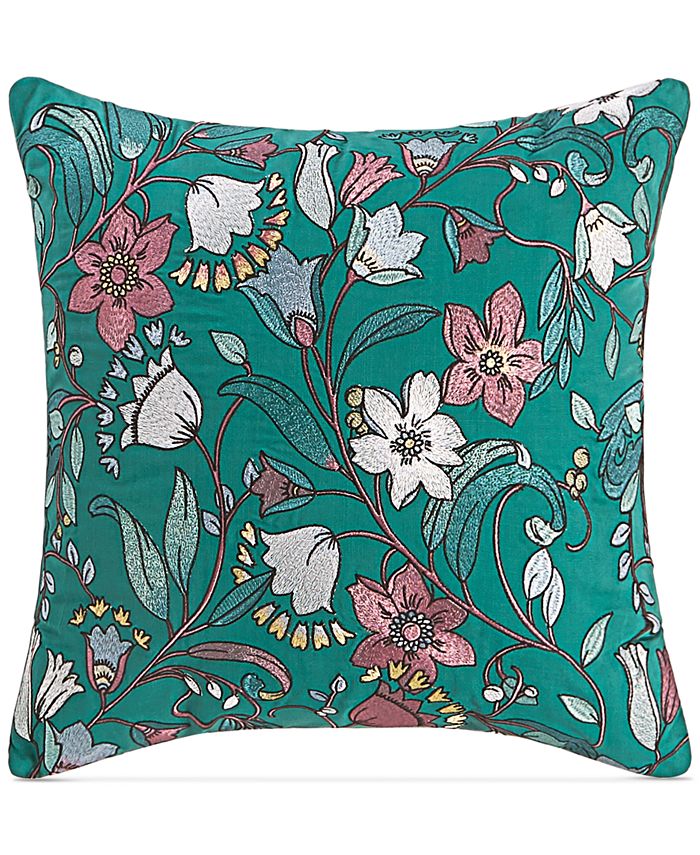 Charter Club Shade Garden Decorative Pillow, 18" x 18",, Created for Macy's Macy's