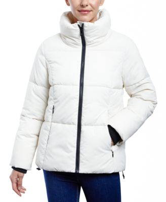 Anne Klein - Women's Stand-Collar Puffer Coat