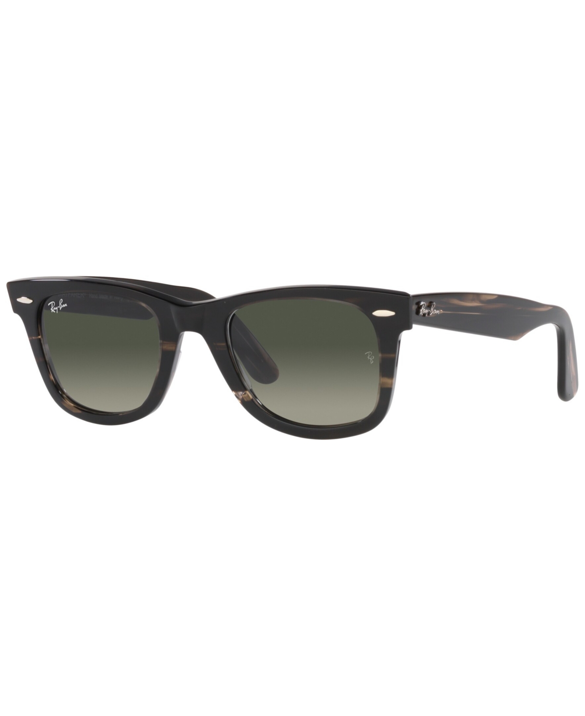 Ray Ban Unisex Sunglasses, Wayfarer 50 In Striped Gray