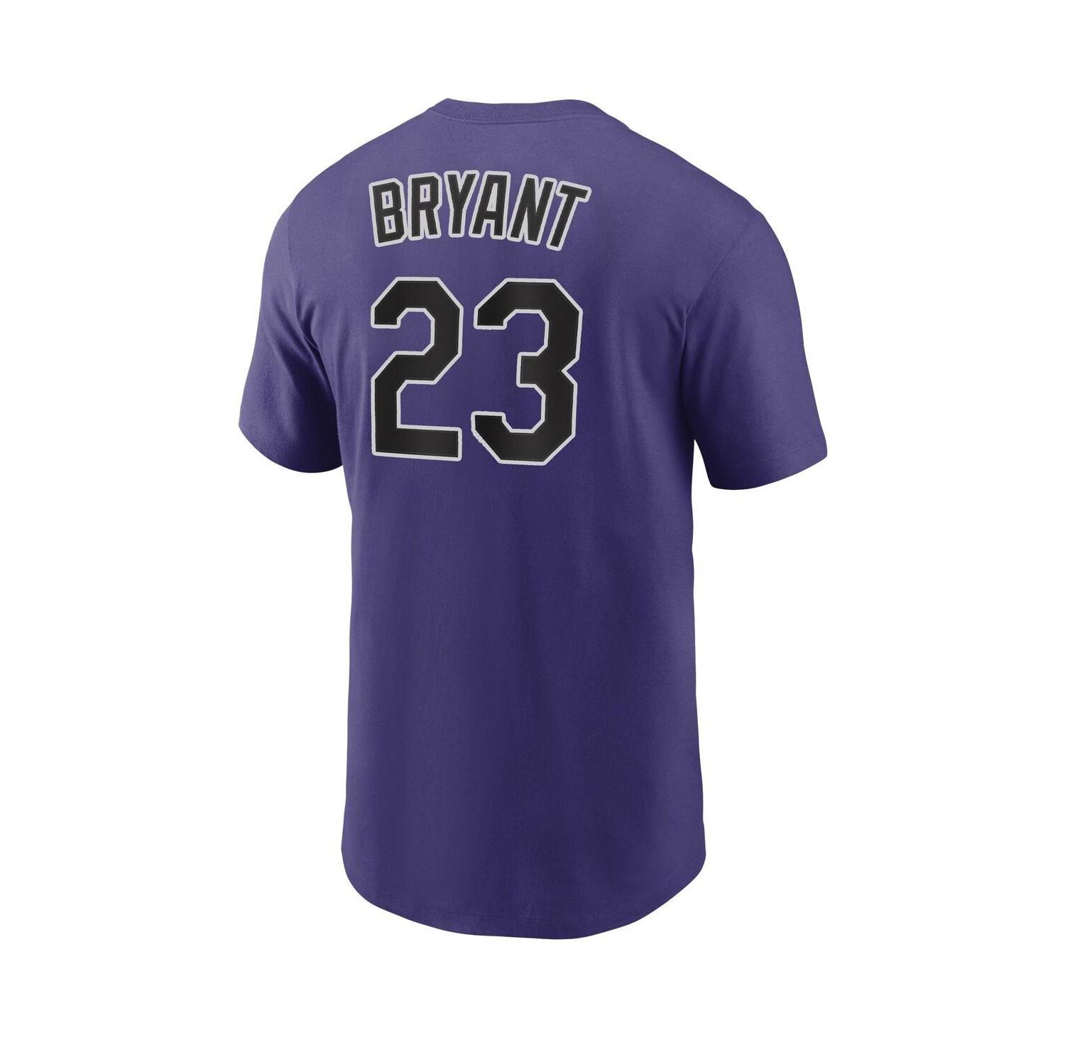 Men's Kris Bryant Purple Colorado Rockies Player Name & Number T-shirt