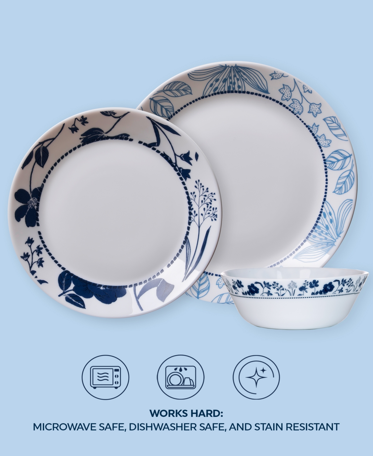 Corelle Everyday Expressions Rutherford 12 Pc. Dinnerware Set, Service for 4