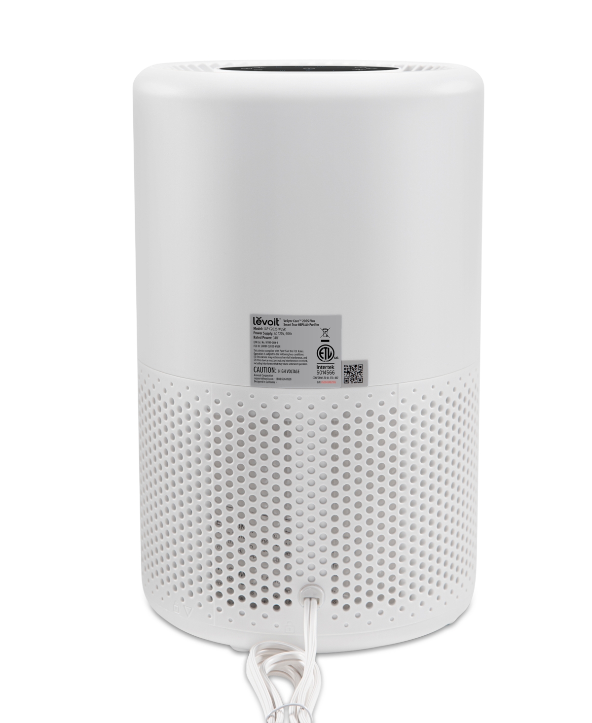 Shop Levoit Vesync Core 200s Plus Smart True Hepa Air Purifier In White