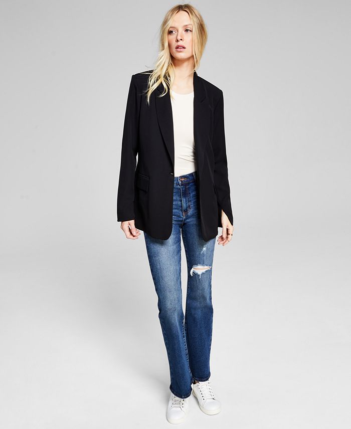 And Now This Women's Oversized Blazer Macy's