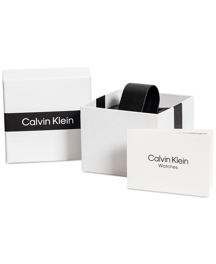 Steel Macy\'s Klein Watch Calvin - 44mm Bracelet Stainless