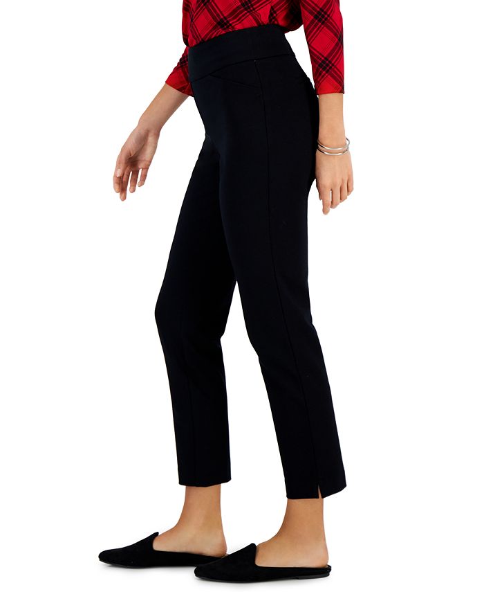 Charter Club Cambridge Petite Tummy Control Pont Knit Pants Created 