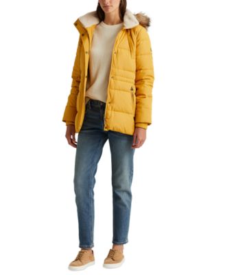 Lauren Ralph Lauren Petite Faux-Fur 