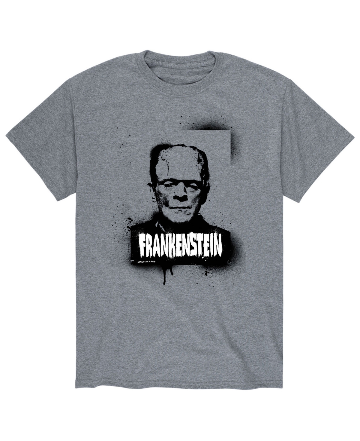 Airwaves Men's Universal Classic Monster Frankenstein T-shirt In Gray