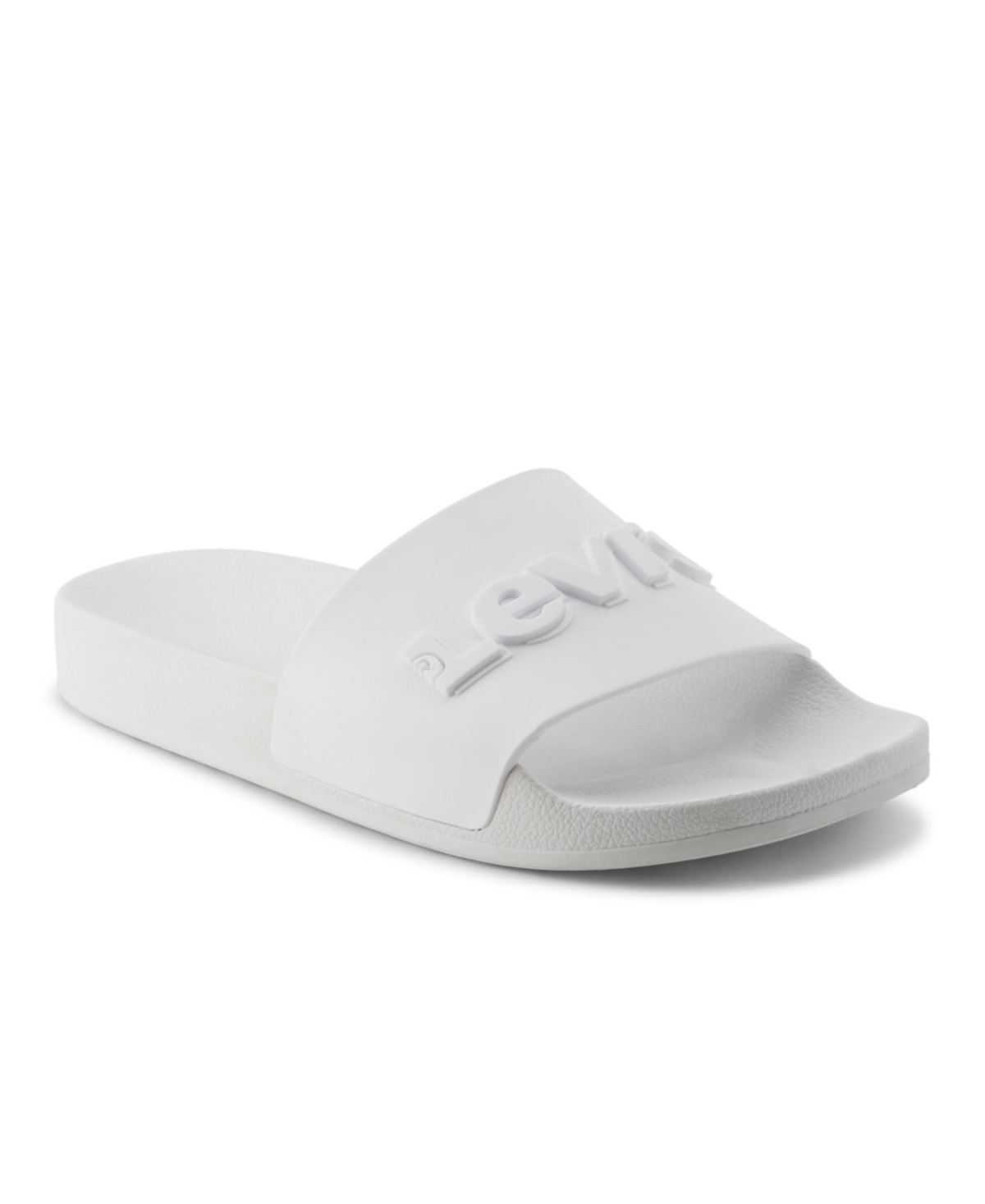 Levi's Women's 3d Pool Slide Slip-on Sandal Women's Shoes In White