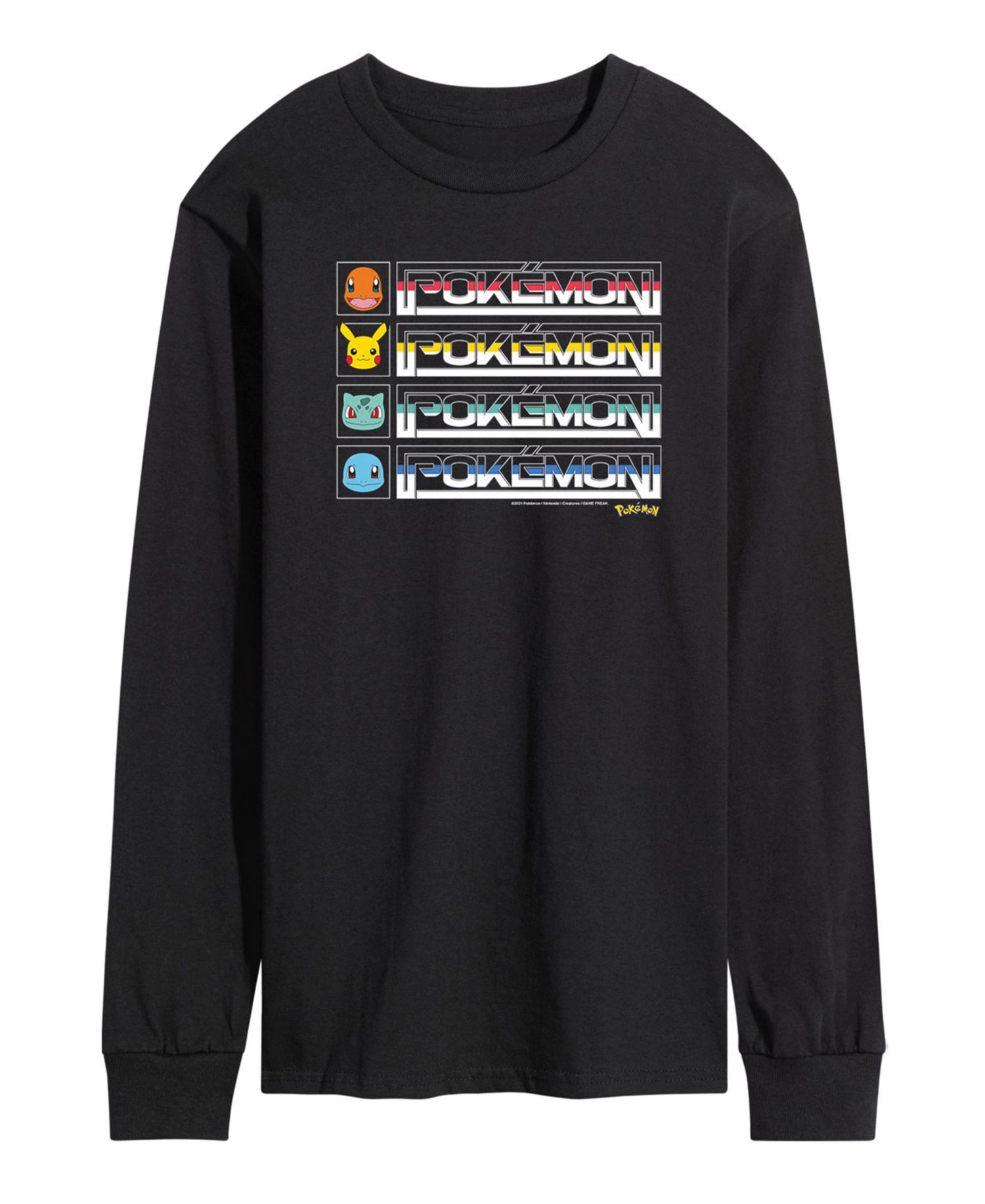 Men's Pokemon Long Sleeve T-shirt