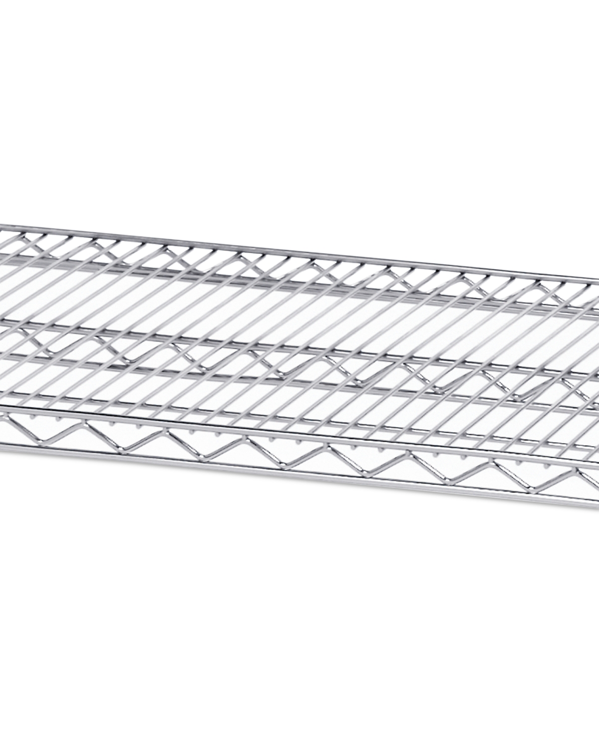 Seville Classics Mega Rack 4-tier Nsf Steel Wire Shelving In Chrome