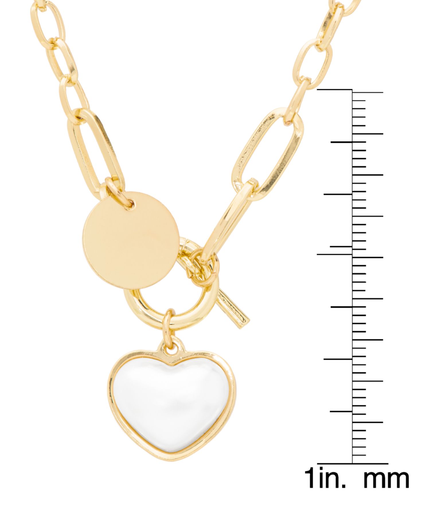 Women's Heart Pendant Chain Necklace