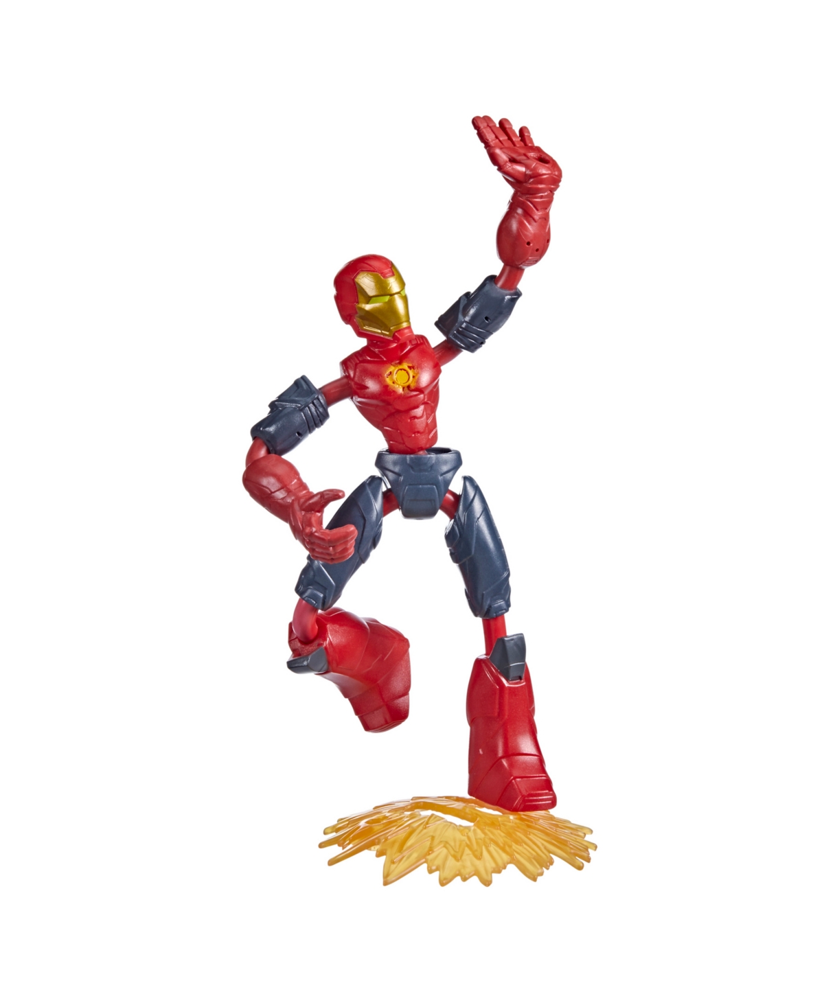 Marvel Kids' Avengers Bend And Flex Missions Iron Man Fire Mission Figure In No Color