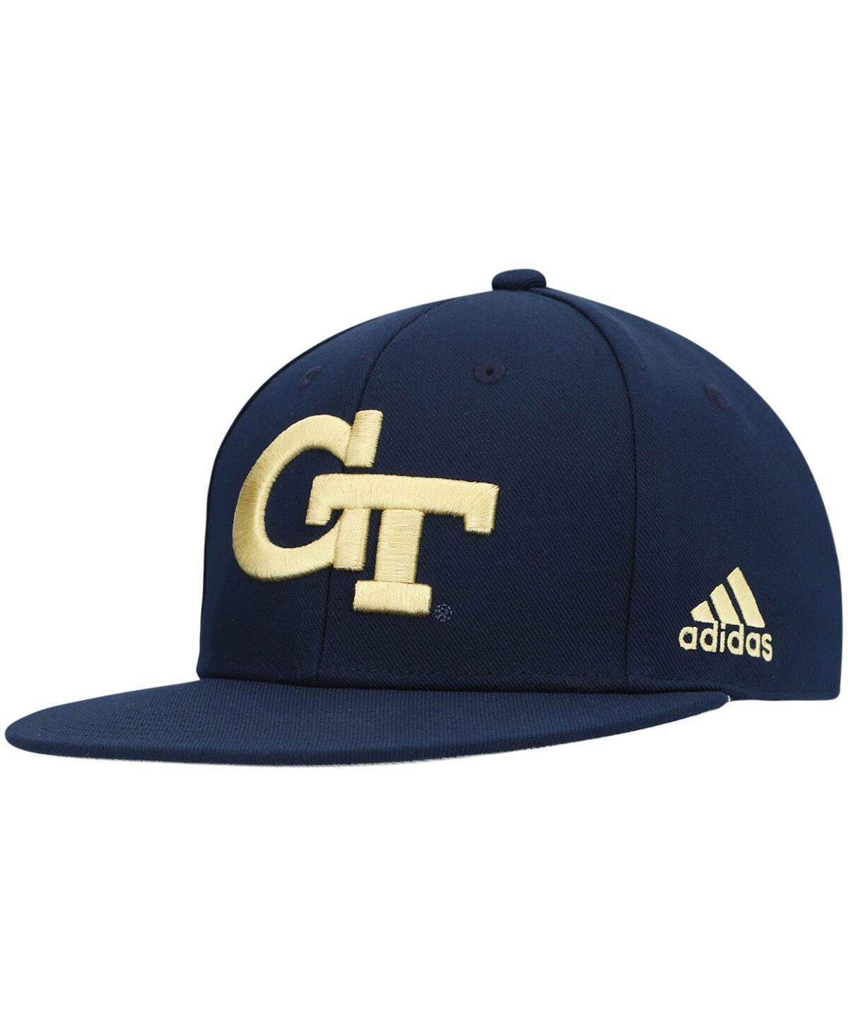 Men's adidasGeorgia Tech Yellow Jackets Team On-Field Baseball Fitted Hat - Navy