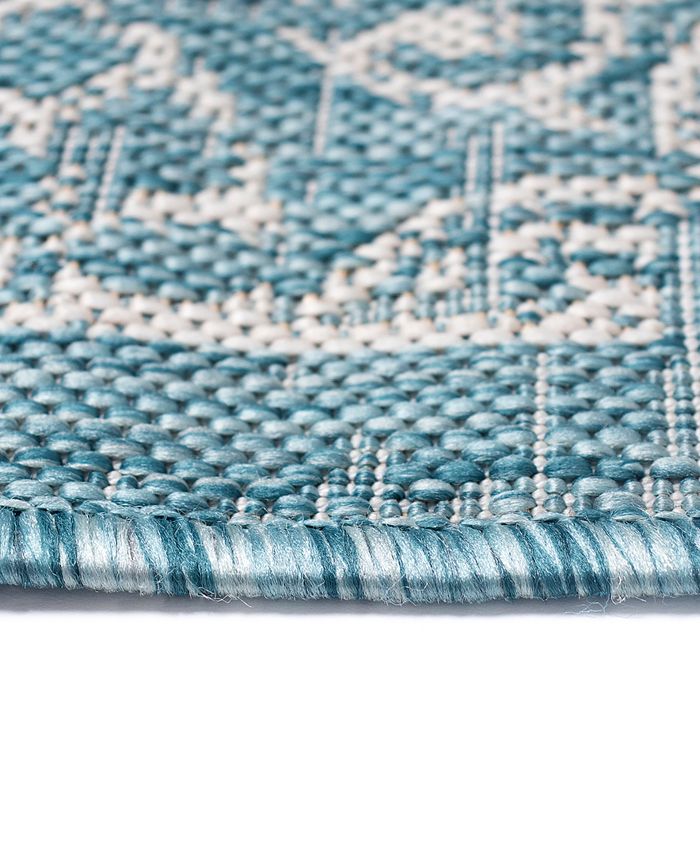 Liora Manne' Carmel AntiqueLikeLike Tile 1'11" x 7'6" Runner Outdoor