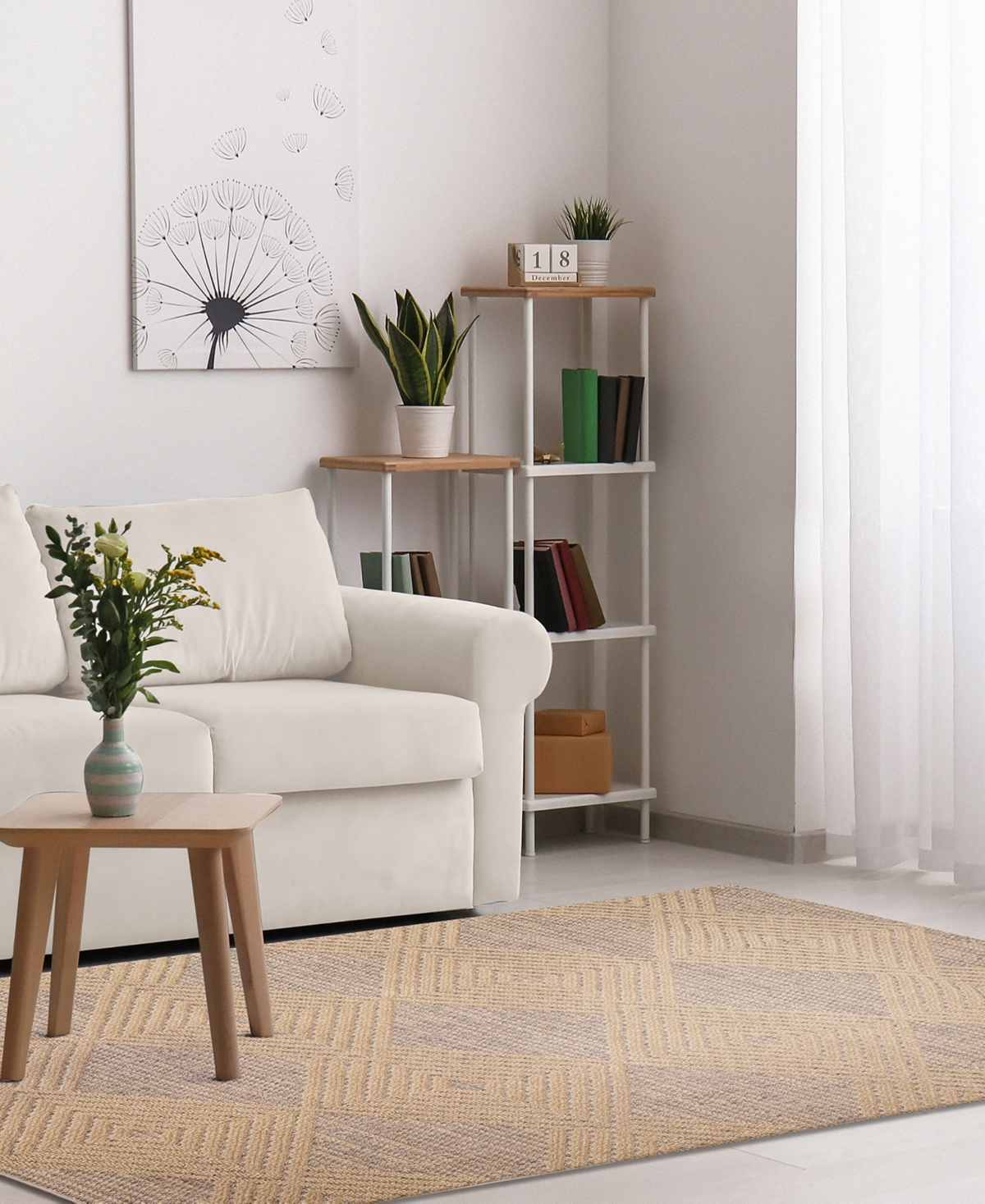 Liora Manne' Dunes Modern Diamond Outdoor Area Rug