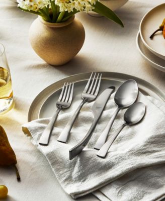 Bellasera Satin 18/10 Stainless Steel 45 Pc. Flatware Set, Service for 8