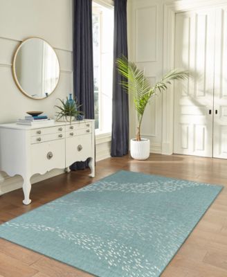 Carmel School Of Fish 6'6" x 9'3" Outdoor Area Rug