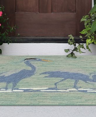 Frontporch Blue Heron 2' x 3' Outdoor Area Rug