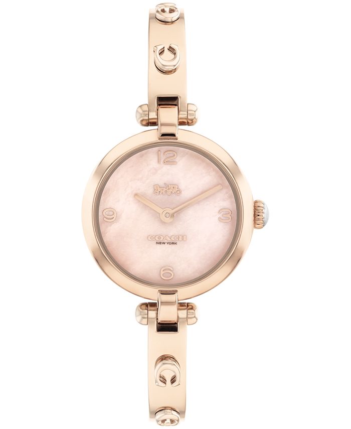 COACH Women s Cary Stainless Steel Bangle Bracelet Watch 26mm Macy s